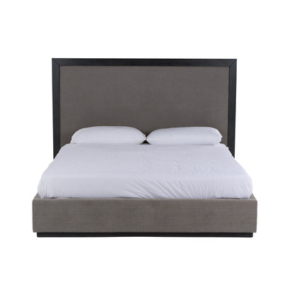 Nova Domus Santa Barbara Modern Grey Fabric Grey Wash Bed