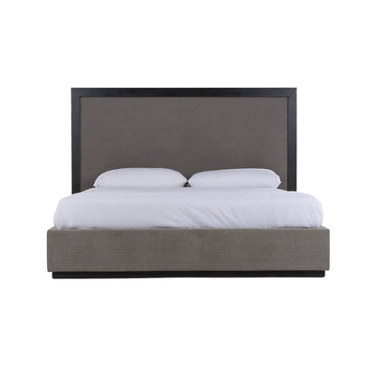 Nova Domus Santa Barbara Modern Grey Fabric Grey Wash Bed