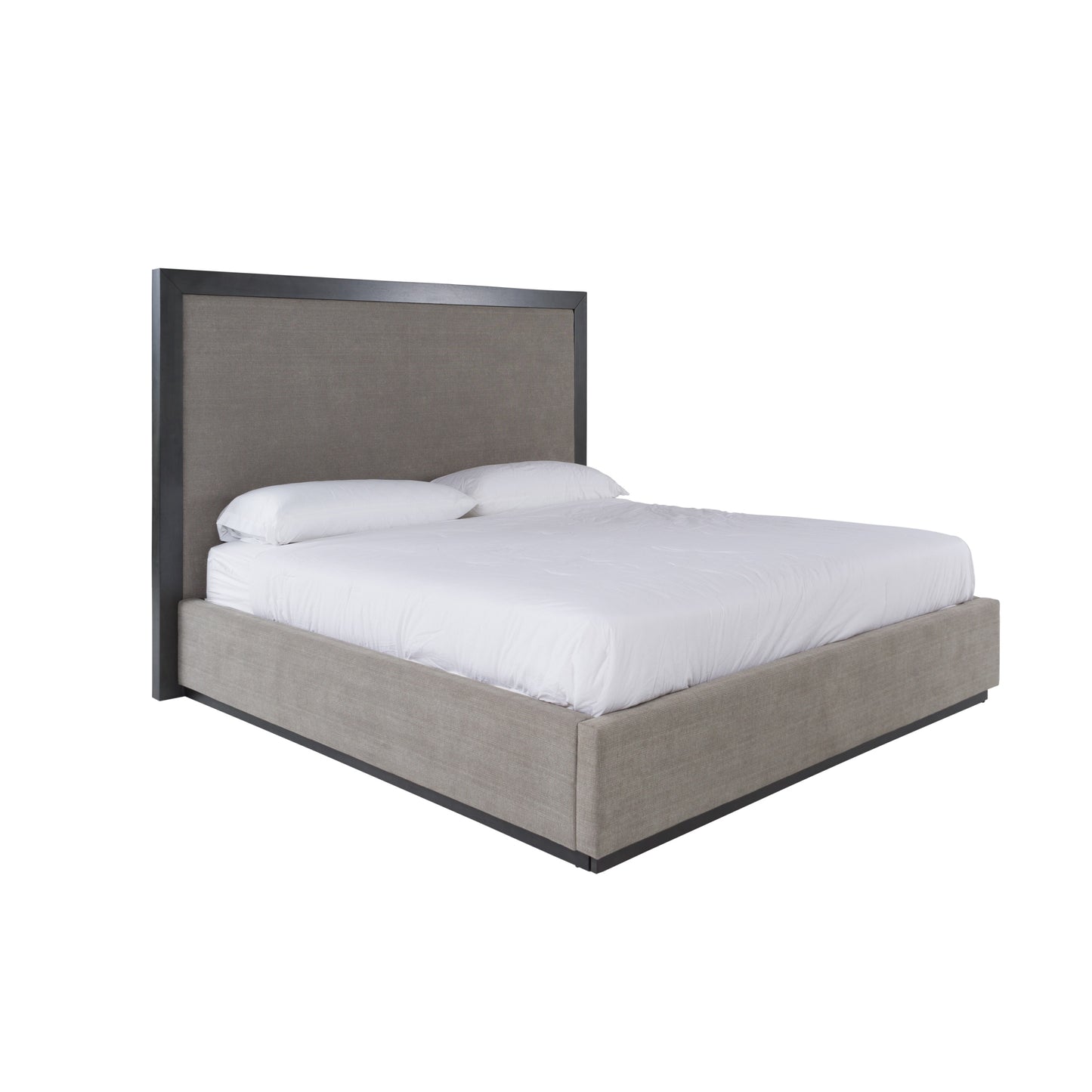 Nova Domus Santa Barbara Modern Grey Fabric Grey Wash Bed