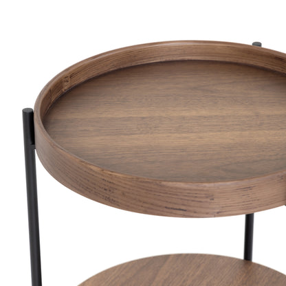 Modrest Savoy Modern Walnut End Table