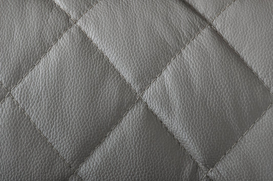 Divani Casa Wolford Modern Grey Leather Chair