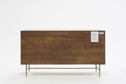 Modrest Selena Modern Acacia and Brass Dresser
