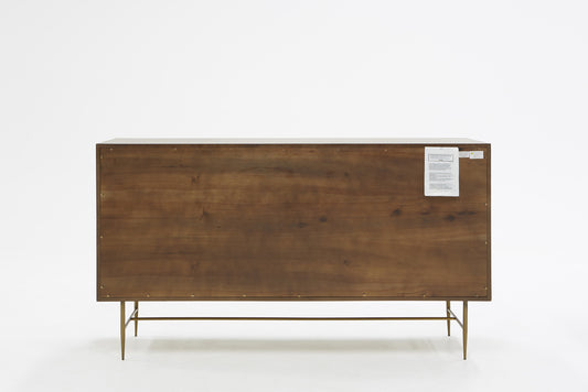 Modrest Selena Modern Acacia and Brass Dresser