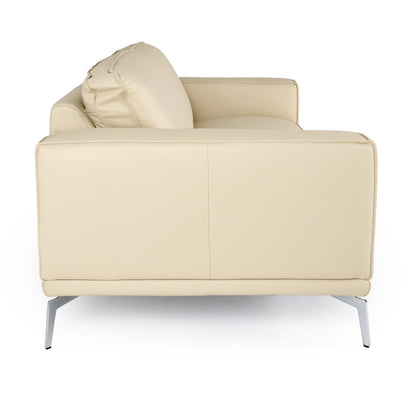 Lamod Italia Soho Italian Off White Leather Sofa