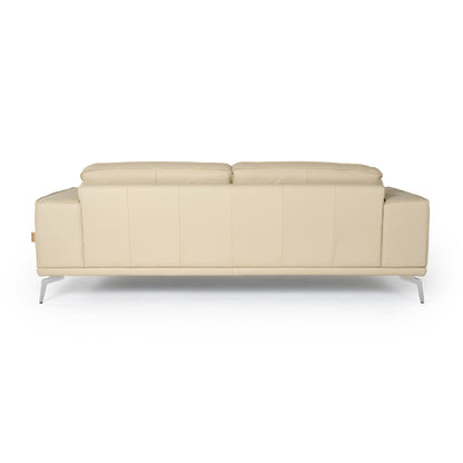 Lamod Italia Soho Italian Off White Leather Sofa