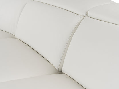 Lamod Italia Soho Italian White Leather Sofa