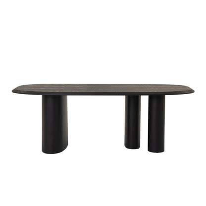 Modrest Summit Modern 87" Black Ash Dining Table