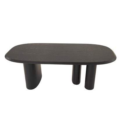 Modrest Summit Modern 87" Black Ash Dining Table