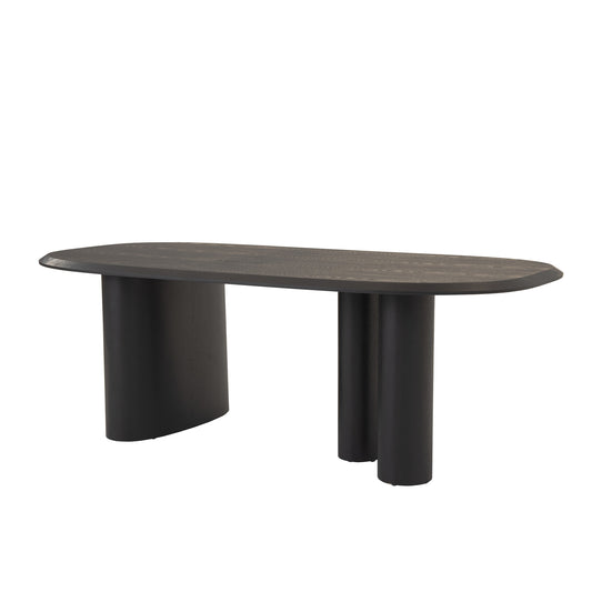 Modrest Summit Modern 87" Black Ash Dining Table