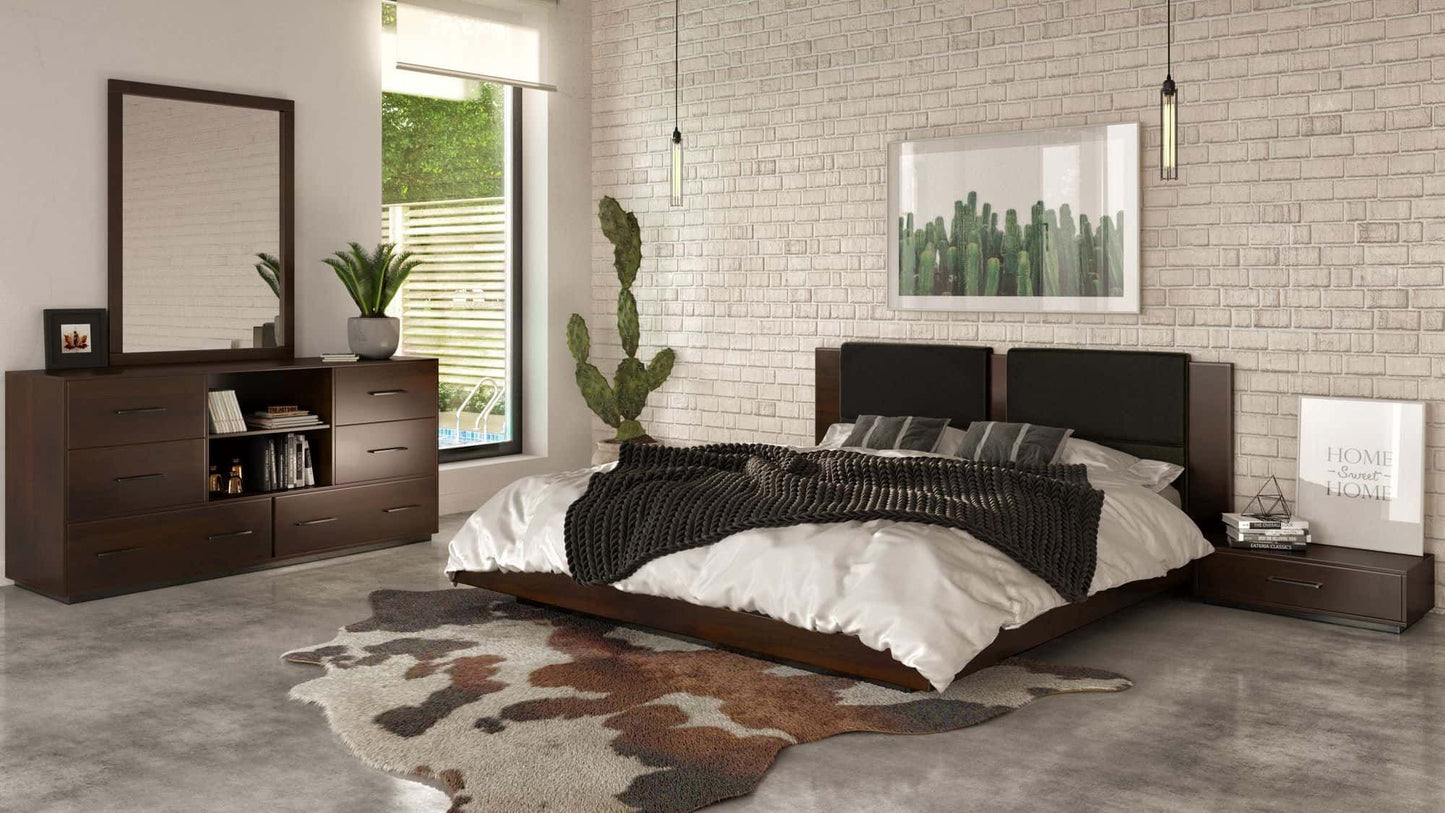 Nova Domus Fantasia Contemporary Dark Walnut Mirror