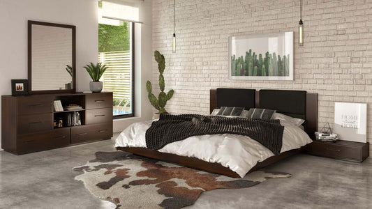Nova Domus Fantasia Contemporary Dark Walnut Mirror