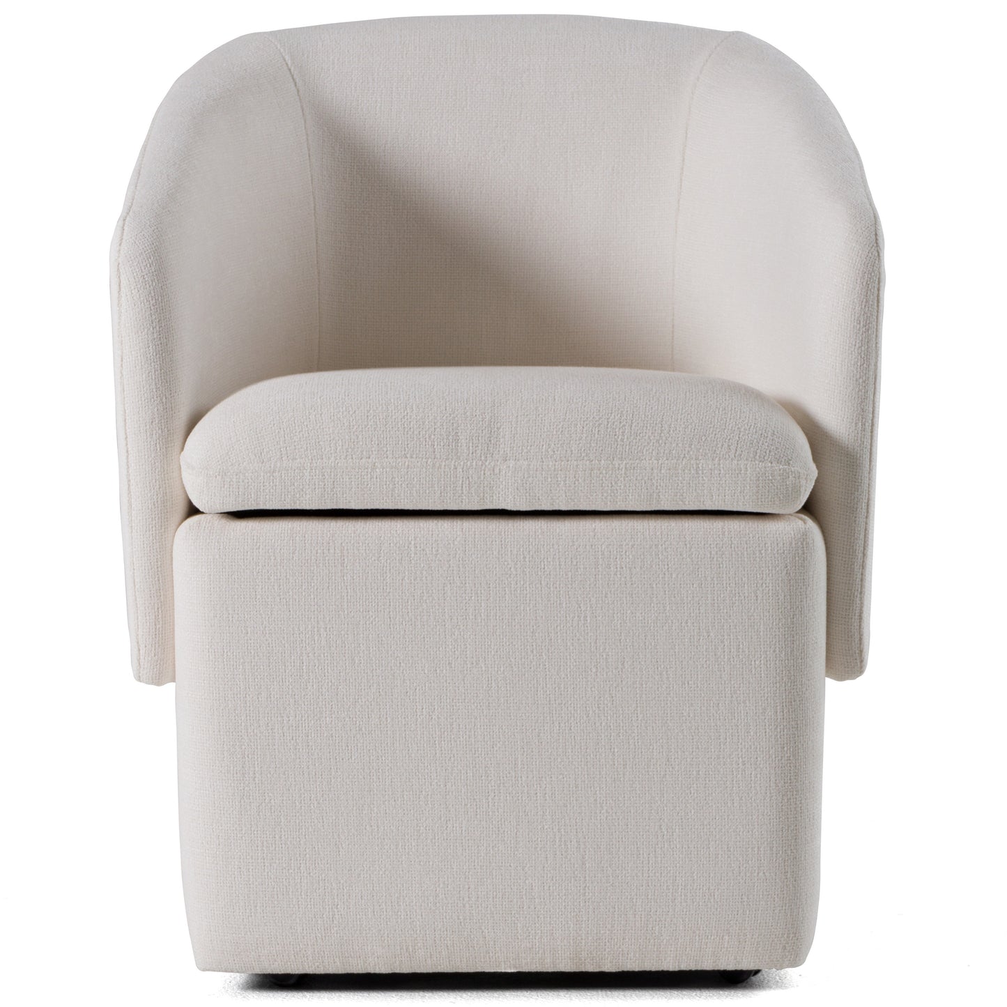 Modrest Tassell Modern Ivory Fabric Dining Chair