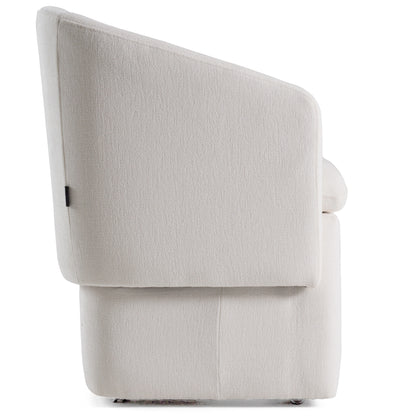 Modrest Tassell Modern Ivory Fabric Dining Chair