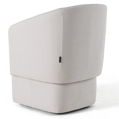 Modrest Tassell Modern Ivory Fabric Dining Chair