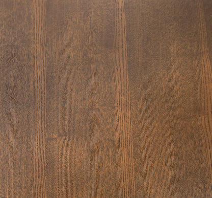 Modrest Theresa Modern Round Walnut and Black Table