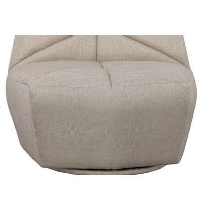 Divani Casa Tomlin Contemporary Grey Woven Fabric Accent Chair