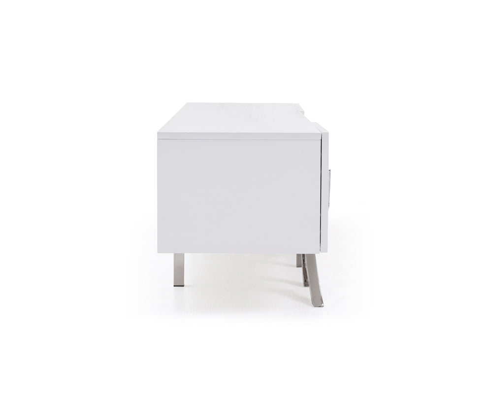 Modrest Legend 79"-Wide Modern White TV Stand