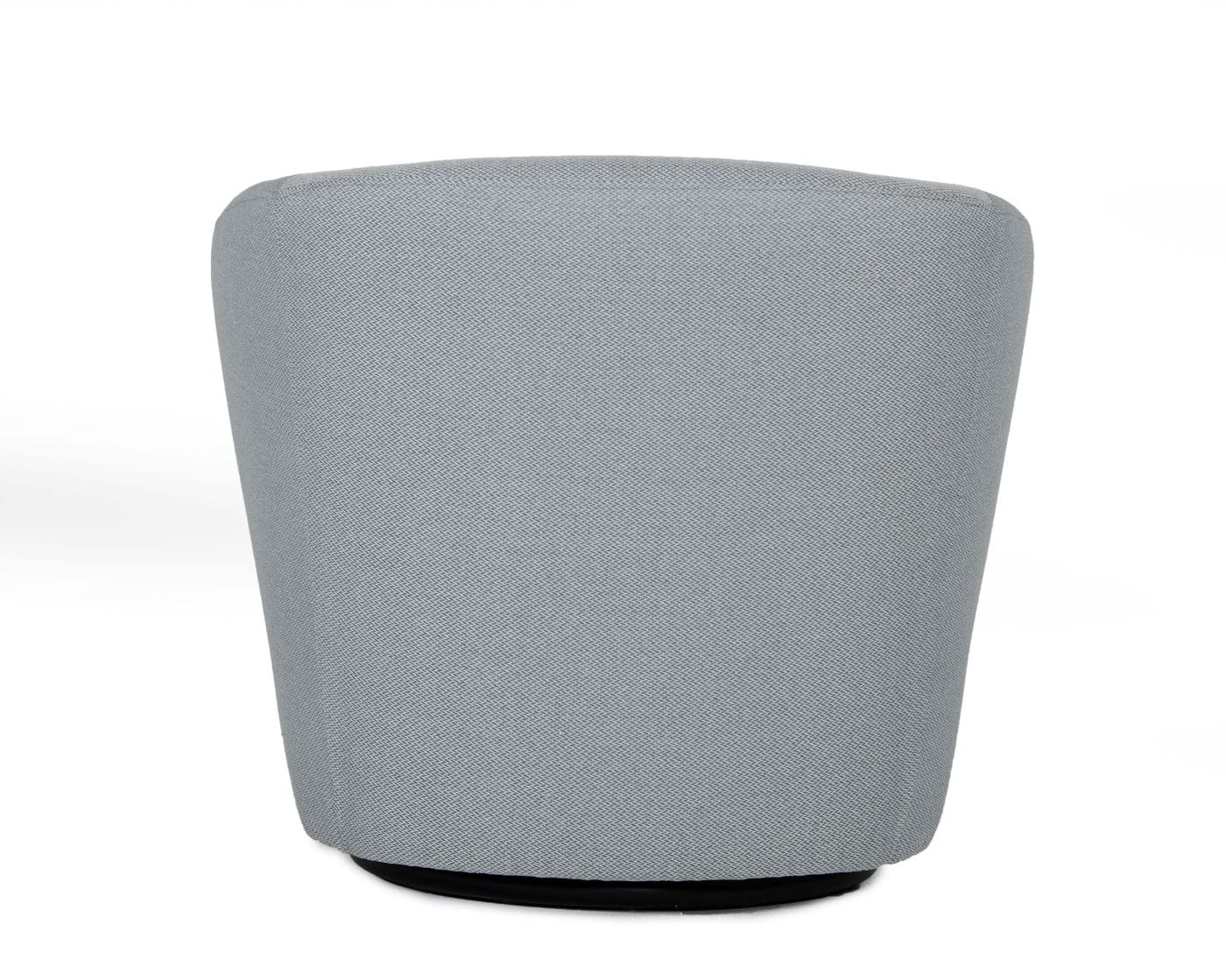 Divani Casa Tyson Modern Grey Fabric Accent Chair