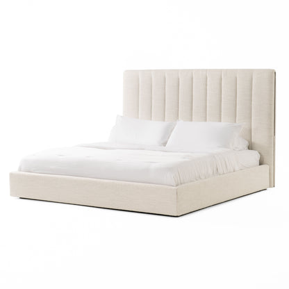 Modrest Valhalla Contemporary White Fabric Bed