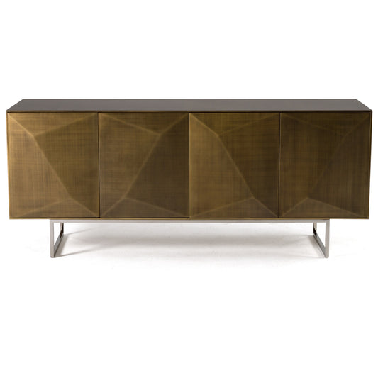 Modrest Vanguard Modern Antique Brass Buffet