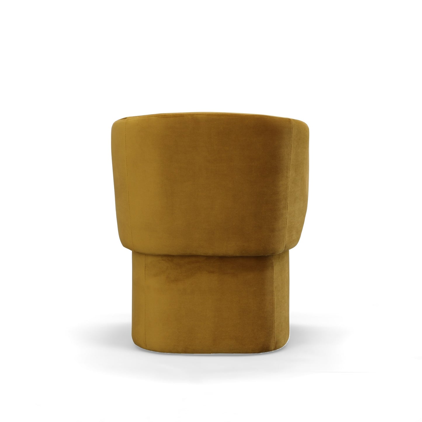 Modrest Vassar Burnt Umber Velvet Dining Chair