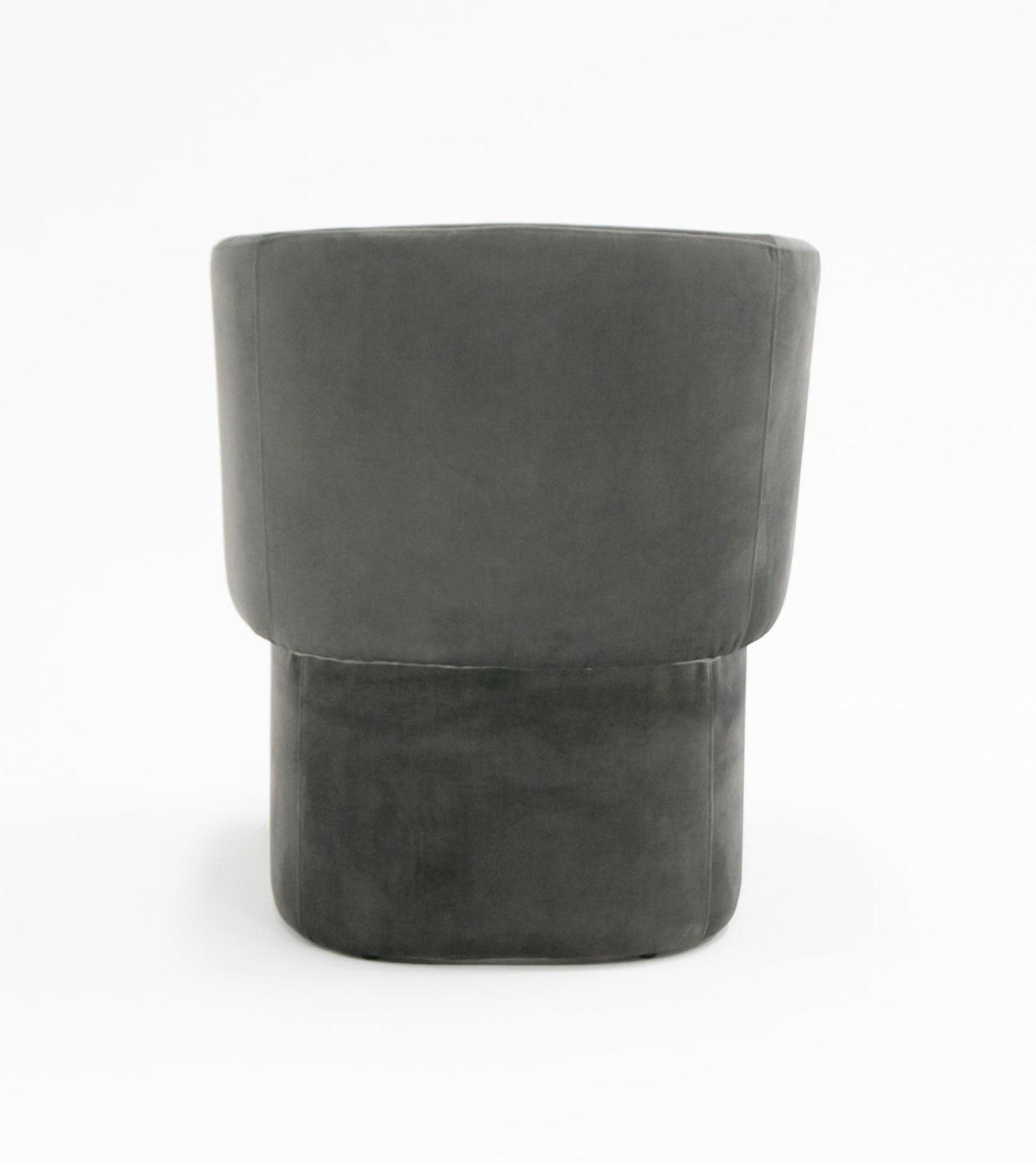 Modrest Vassar Modern Grey Velvet Dining Chair