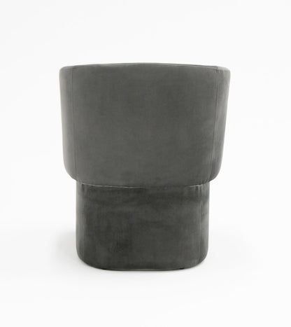 Modrest Vassar Modern Grey Velvet Dining Chair