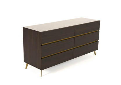 Nova Domus Velondra Modern Eucalypto Marble Dresser