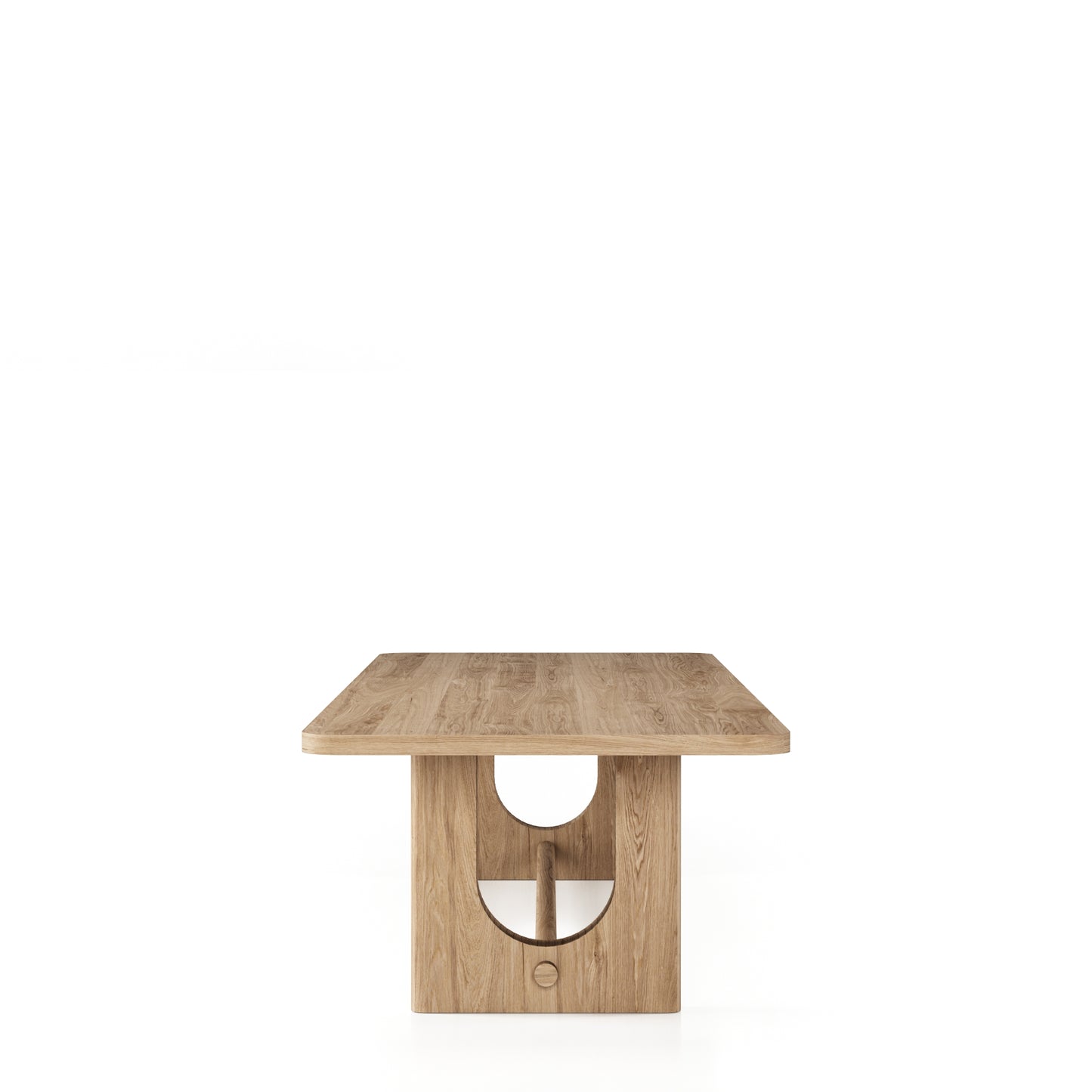 Modrest Walz Modern Natural Oak Rectangular Dining Table