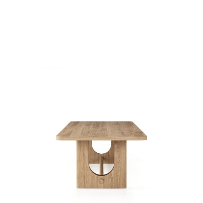 Modrest Walz Modern Natural Oak Rectangular Dining Table