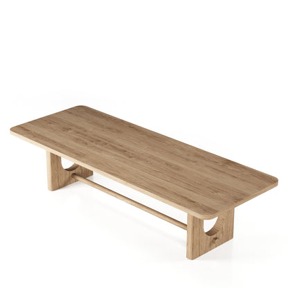 Modrest Walz Modern Natural Oak Rectangular Dining Table