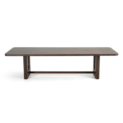 Modrest Walz Modern Brown Oak Rectangular Dining Table