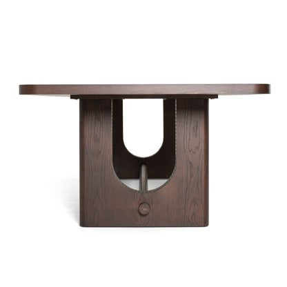 Modrest Walz Modern Brown Oak Rectangular Dining Table
