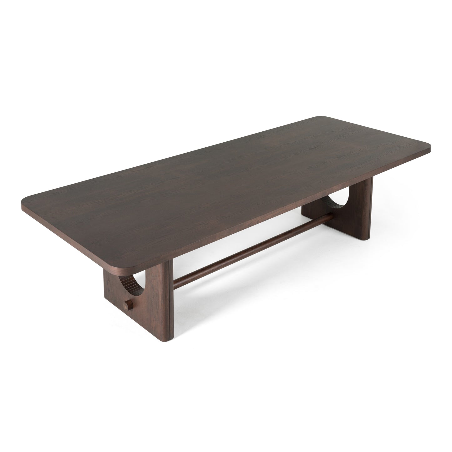 Modrest Walz Modern Brown Oak Rectangular Dining Table