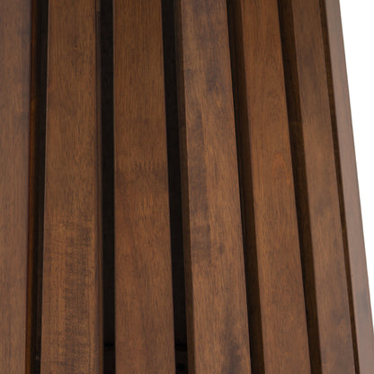 Modrest Weiss Mid-Century Modern Walnut Round Dining Table