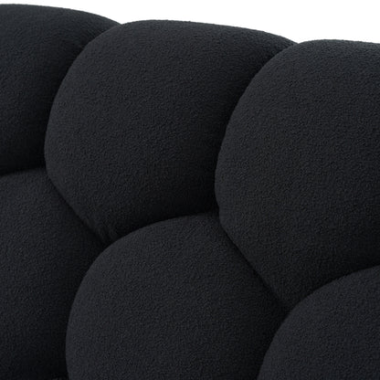 Divani Casa Yolonda Modern Black Fabric Bed