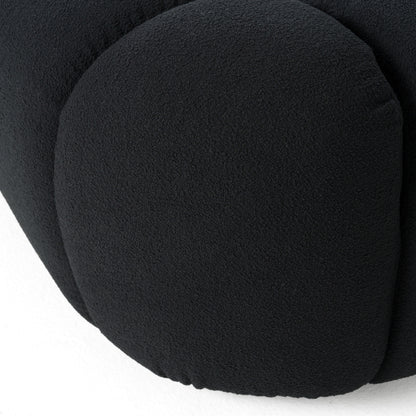 Divani Casa Yolonda Modern Black Fabric Bed